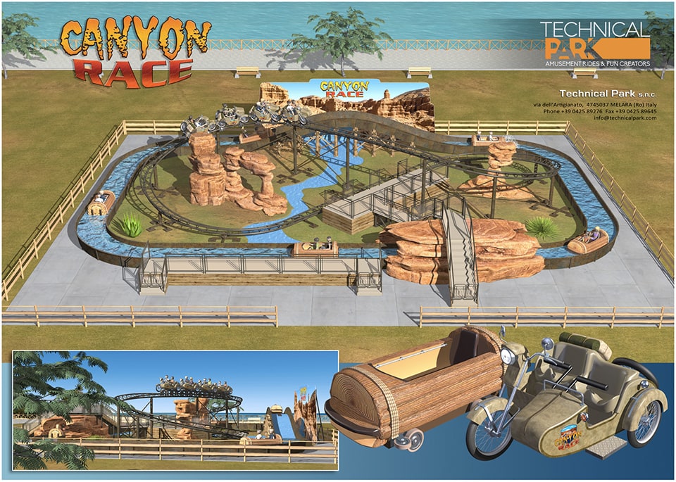 CANYON RACE Technical Park Amusement Rides and amusement rides